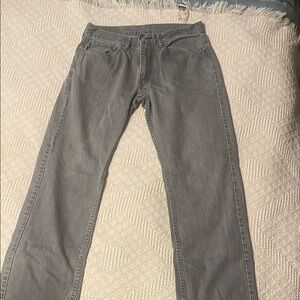 33x32 Levi’s 559 light wash gray jeans